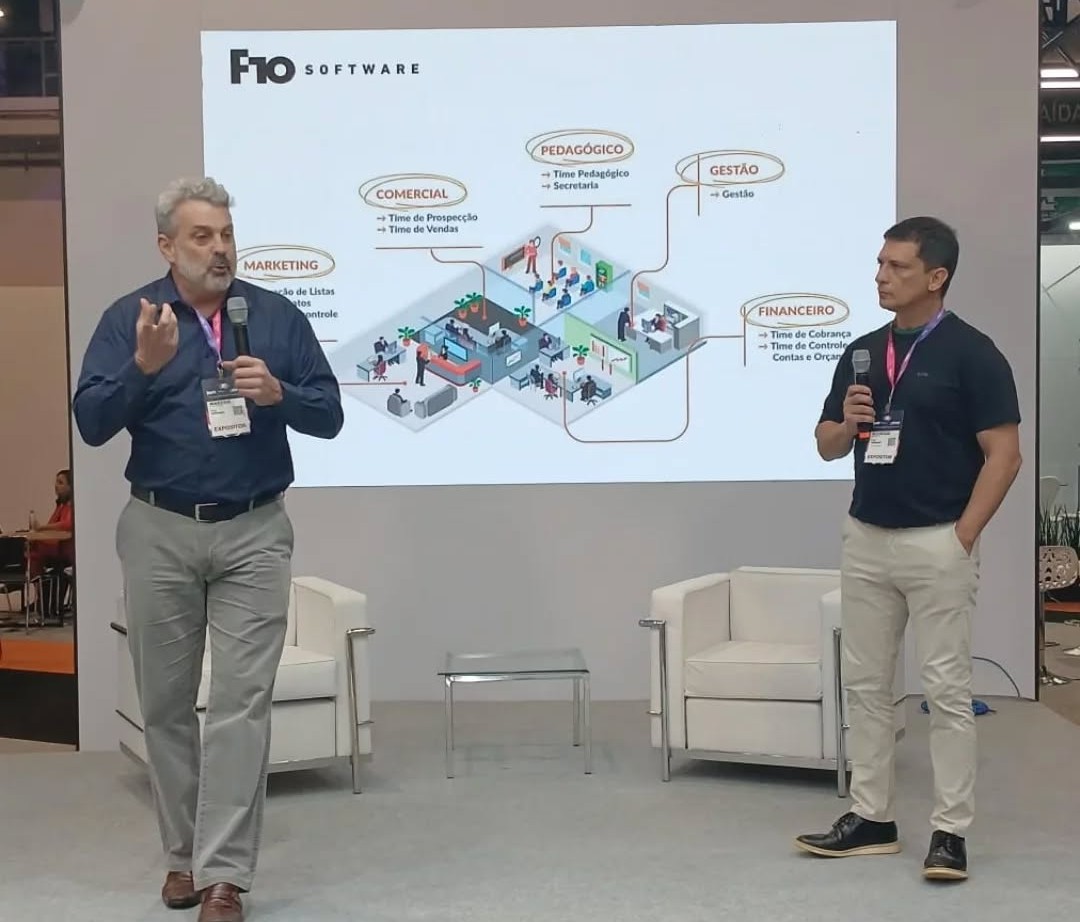 F10 apresenta Sistema de Gestão na Bett Brasil 2025