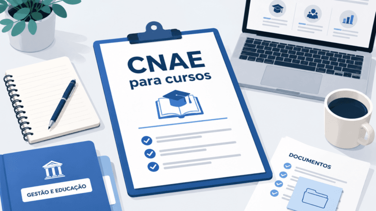 CNAE para cursos livres: códigos e como escolher
